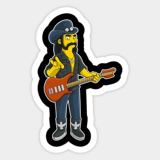 Yellow Kilmister Illustration Sticker